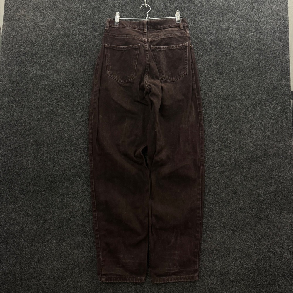 Vintage 90s Gap Denim Best Basics Brown Relaxed Fit High Waisted Jeans Womens 6